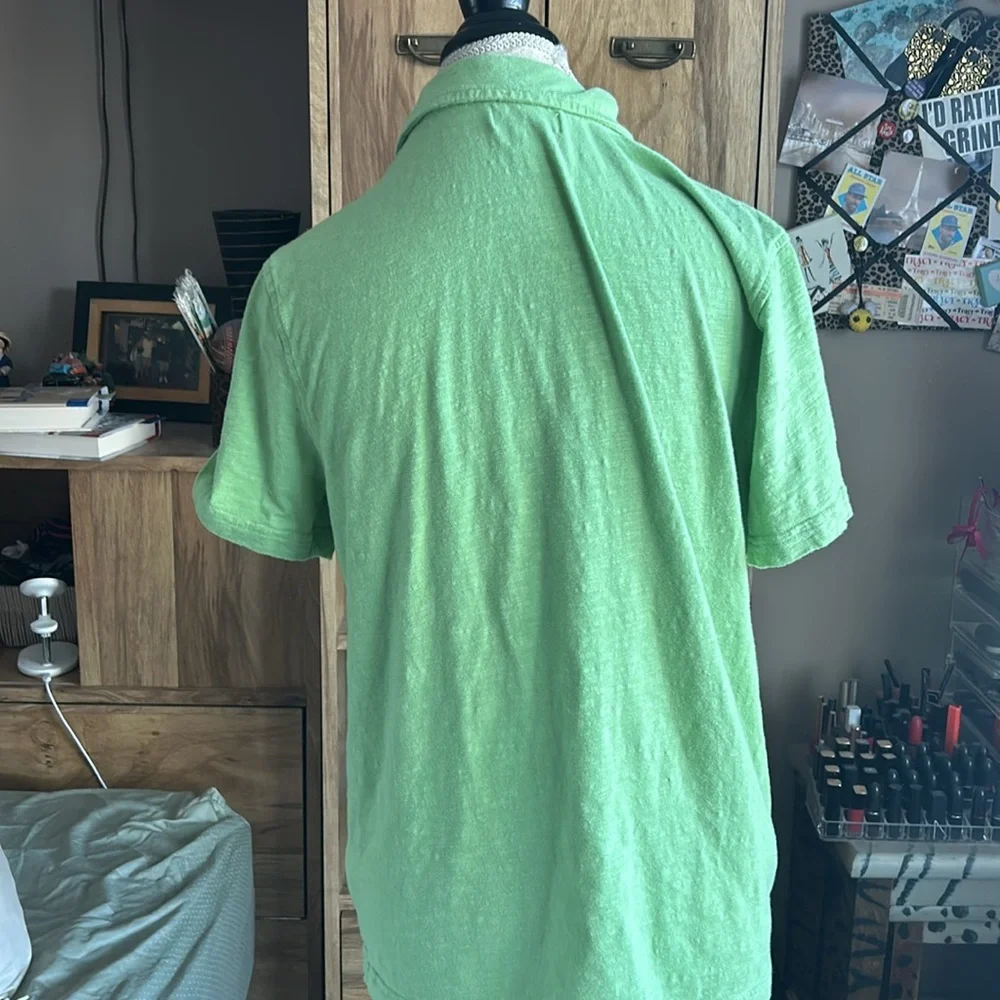 Banana Republic Men's Green Polo Shirt